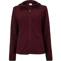 Jaqueta Fleece com Capuz Nord - Feminina VINHO
