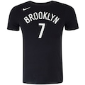 Camiseta Kevin Durant Brooklyn Nets NBA Nike Feminina PRETO/BRANCO
