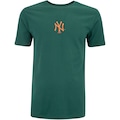 Camiseta Manga Curta New Era New York Yankees MLB Exclusivo - Masculina VERDE