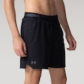 BERMUDA UA VANISH WOVEN 6 MASC PRETO/CINZA