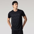 Camiseta Masculina ASICS Manga Curta Logo Ao Cmc Ct PRETO