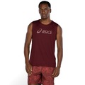 Camiseta Regata Masculina ASICS Logo Standard VINHO