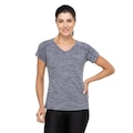Camiseta Feminina Columbia Manga Curta Zero Rules Sleeve AZUL ESCURO