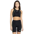 Top Fitness sem Bojo ASICS Lic Alta Sustentação Sound Mind - Adulto PRETO