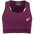 Top Fitness sem Bojo ASICS Média Sustentação Toya Run Basic - Adulto ROXO ESCURO