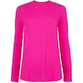 Camiseta Manga Longa Feminina Oxer Crepinho Jogging ROSA