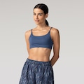 Top Fitness sem Bojo Oxer Baixa Sustentação Reversível Bicolor AZUL ESCURO
