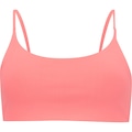 Opção de cor AZUL/ROSA CLA de Top Fitness sem Bojo Oxer Baixa Sustentação Reversível Bicolor