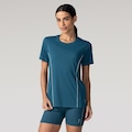 Camiseta Feminina Oxer Vivo Run PETROLEO