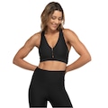 Top Fitness com Bojo Removível Oxer Média Sustentação Bartak - Adulto PRETO
