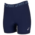 Bermuda Feminina ASICS com Proteção Solar Toya Run Basic AZUL ESCURO