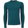 Opção de cor VERDE ESCURO de Camiseta Manga Longa Masculina Oxer com Proteção Solar UV