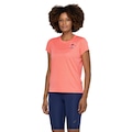 Camiseta Feminina ASICS Manga Curta SS TOP ROXO/VINHO