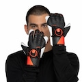 Luvas de Goleiro Uhlsport Starter Soft - Adulto PRETO/LARANJA