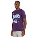 Camiseta Los Angeles Lakers Masculina NBA Manga Curta Nb439 ROXO ESCURO