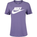 Camiseta Feminina Nike Manga Curta Sportswear Essential Icon ROXO