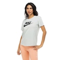 Camiseta Feminina Nike Manga Curta Sportswear Essential Icon VERDE CLARO