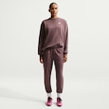 Calça Nike Feminina Sportswear Club Flc Pant Std MARROM/BRANCO