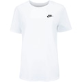 Camiseta Feminina Nike Manga Curta Sportswear Club BRANCO