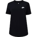 Camiseta Feminina Nike Manga Curta Sportswear Club PRETO