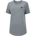 Camiseta Feminina Nike Manga Curta Sportswear Club CINZA
