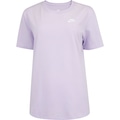 Camiseta Feminina Nike Manga Curta Sportswear Club LILAS