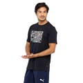 Camiseta Masculina Puma Manga Curta Graphics Summer PRETO
