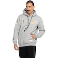 Blusão Los Angeles Lakers Mitchell & Ness Masculino com Capuz MT508 CINZA MESCLA