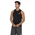 Camiseta Regata adidas Essentials - Masculina PRETO/BRANCO