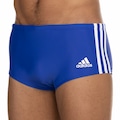 Opção de cor AZUL de Sunga adidas 3 Listras - Adulto