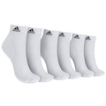 Kit de Meias adidas Sportswear Ankle com 3 pares Adulto BRANCO
