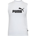 Camiseta Regata Feminina Puma Slim Logo ESS BRANCO