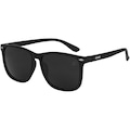 Óculos de Sol Oxer Katto Quadrado Lente Fumê KTA516 - Adulto PRETO