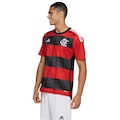 Camisa do Flamengo I 23 adidas - Masculina VERMELHO/PRETO