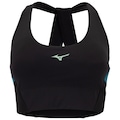 Top Fitness com Bojo Mizuno Média Sustentação Soul Fit New Adulto PRETO