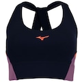 Top Fitness com Bojo Mizuno Média Sustentação Soul Fit New Adulto AZUL ESCURO