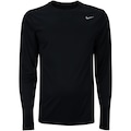 Camiseta Manga Longa Nike Dri-FIT Legend - Masculina PRETO