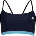 Top Fitness com Bojo Removível adidas Baixa Sustentação Essentials Adulto AZUL