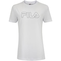 Camiseta Feminina Fila Manga Curta Basic Outline BRANCO