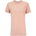 Camiseta Feminina Fila Manga Curta Basic Outline ROSA CLARO