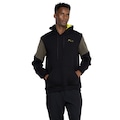 Blusão Masculina Fila com Capuz Colors PRETO/VERDE ESCURO