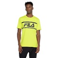 Camiseta Masculina Fila Manga Curta Letter Colors VERDE CLARO