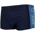 Sunga Boxer Adulto Fila Side Print AZUL ESCURO
