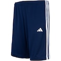 Bermuda Infantil adidas Essentials 3 Listras AZUL ESC/BRANCO