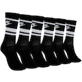 Kit de Meias Cano Alto Nike Essential Crew 3 Pares Adulto PRETO