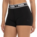 Bermuda Puma Train Strong 3 Feminino PRETO/BRANCO