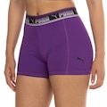 Bermuda Puma Train Strong 3 Feminino ROXO/PRETO