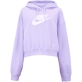 Blusão Nike com Capuz Sportswear Club Flc Gx Crop - Feminino ROXO