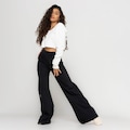 Blusa Cropped Nike Manga Longa Sportswear Everyday Md Cro BEGE