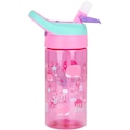 Garrafa Oxer Estampada - Infantil - 500ml ROSA/VERDE CLA